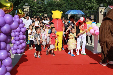 2018年濟南市歷下區大風車紫御東郡幼兒園六一游園會